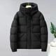 thumbnail image 5 of Chaqueta acolchada de color informal y cómoda con capucha para hombre y mujer, abrigos cortos gruesos y cálidos, novedad de invierno de 2024, 5 of 5