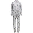 thumbnail image 4 of Family Pajamas Matching Men’s Festive Trees Hooded Pajama Set, White, X-Large, 4 of 4