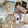 thumbnail image 6 of Vintage Boho Large Area Rugs for Bedroom Living Room, Soft Non Slip Carpet Bedside Rug, Chic Farmhouse Neutral Morocco Geometric Rectangular Floor Cover Kitchen Accent Rug 2'x6' for Office, 6 of 9