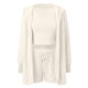 thumbnail image 4 of Conjunto de pijama de 3 piezas para mujer: abrigo con capucha de franela, chaleco y pantalones cortos, ropa de dormir suave y cálida, tallas S-XXXL, ropa de estar por casa para invierno, 4 of 4