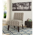 thumbnail image 2 of ACME Osine Accent Chair in Pattern Linen, 2 of 5