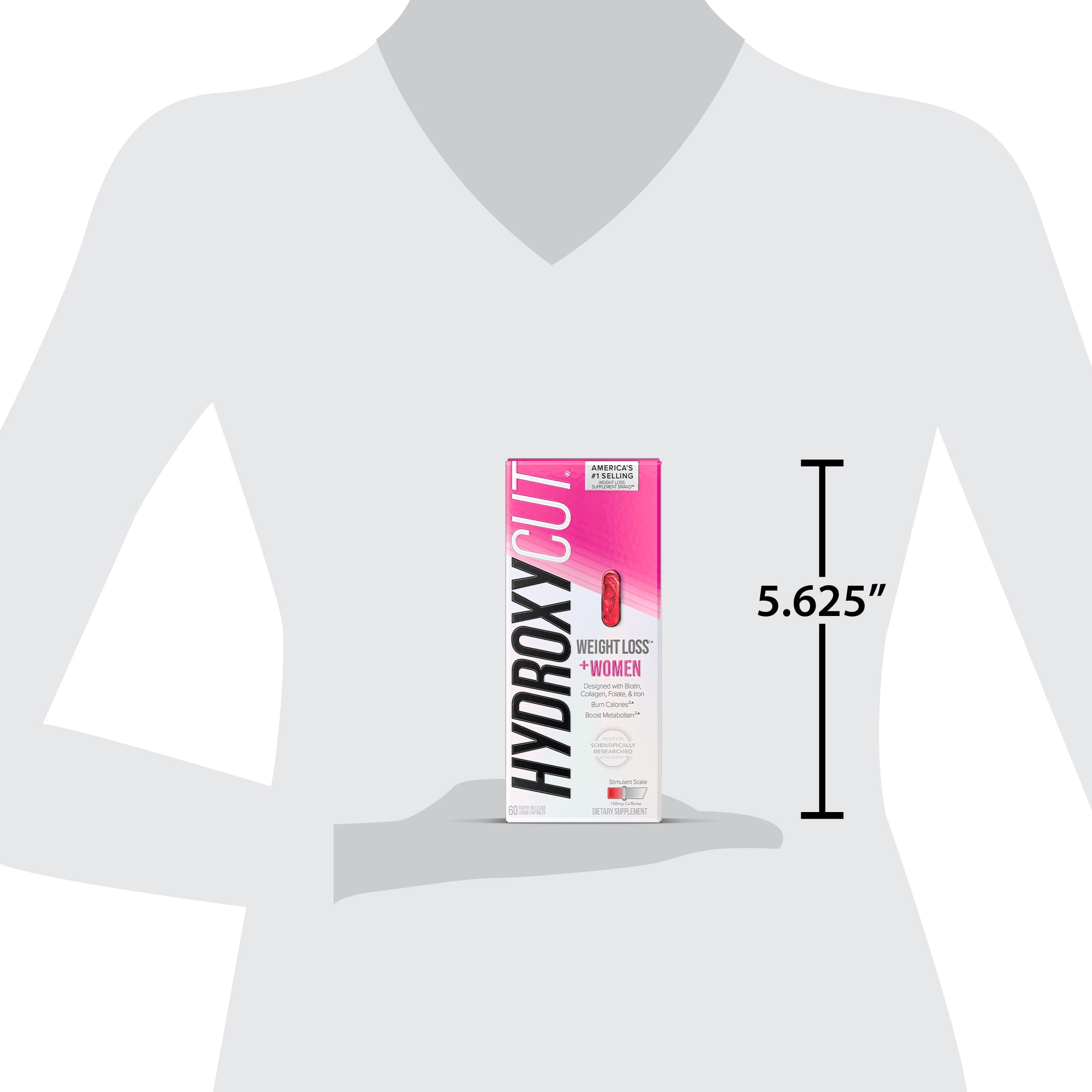 Hydroxycut Pro Clinical Max For Women Weight Loss Supplement Rapid Release Capsules 60 count