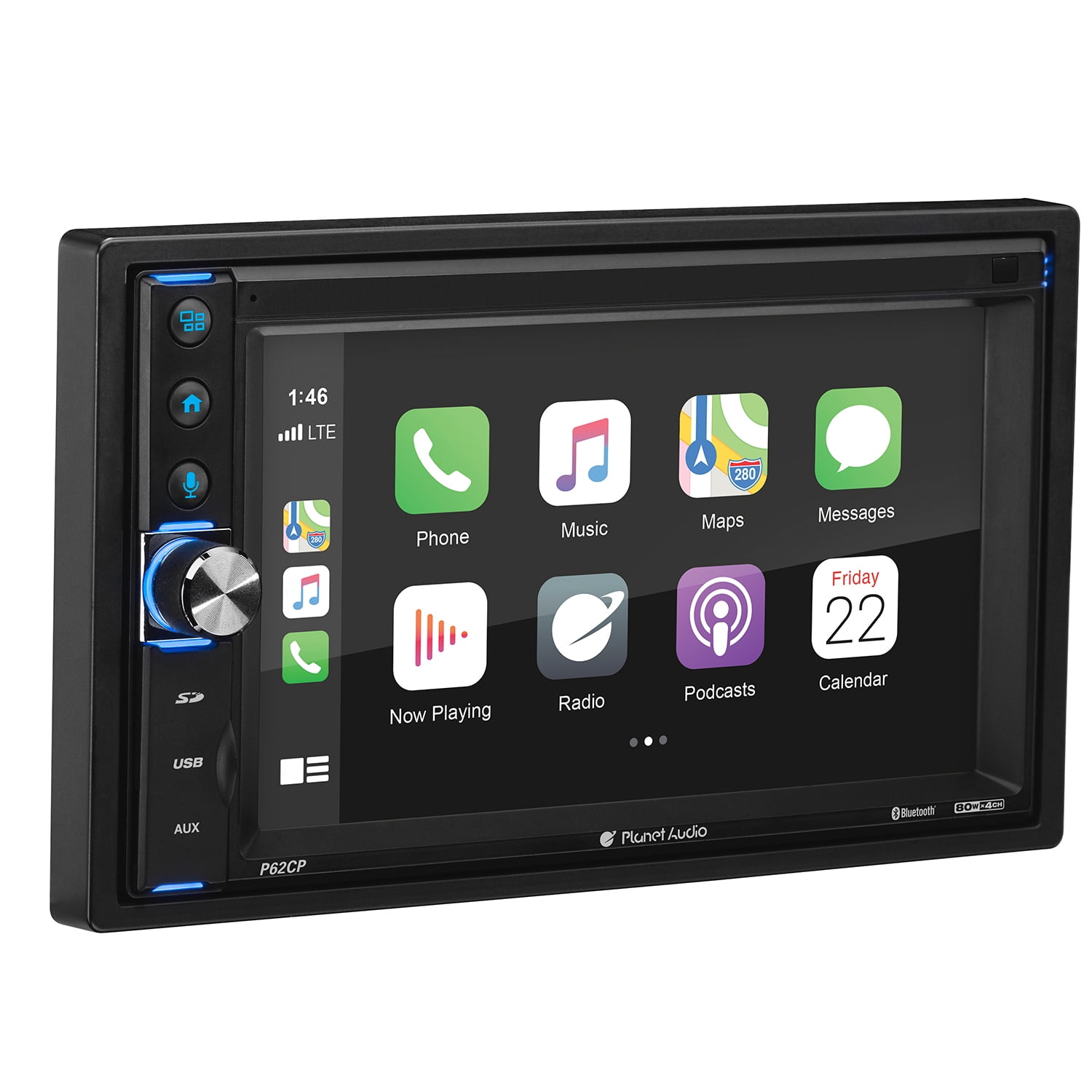Homelink P62CP Bluetooth Touchscreen Car Audio Multimedia Player