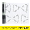 thumbnail image 2 of 200/300/600ft Clear Adhesive Film Cover Roll Car Carpet Protector Disposable Floor Mat Carpet Protect, 2 of 6