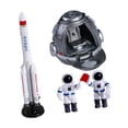 thumbnail image 1 of China Astronaut Space Toys Spaceman Playset Juego de Imaginación Resistente Al Desgaste Y Resistente a Caídas para de 3 años en Adelante Kits de con cohete Baoblaze jugar nave espacial, 1 of 8