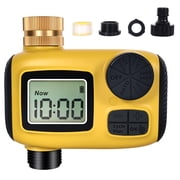 TERRALYX Sprinkler Timer,programmable hose timers for watering with Rain Delay/Manual/Automatic Watering System,Brass Inlet Large LCD Screen Irrigation Systems for for Outdoor Garden Yard, 1 Outlet