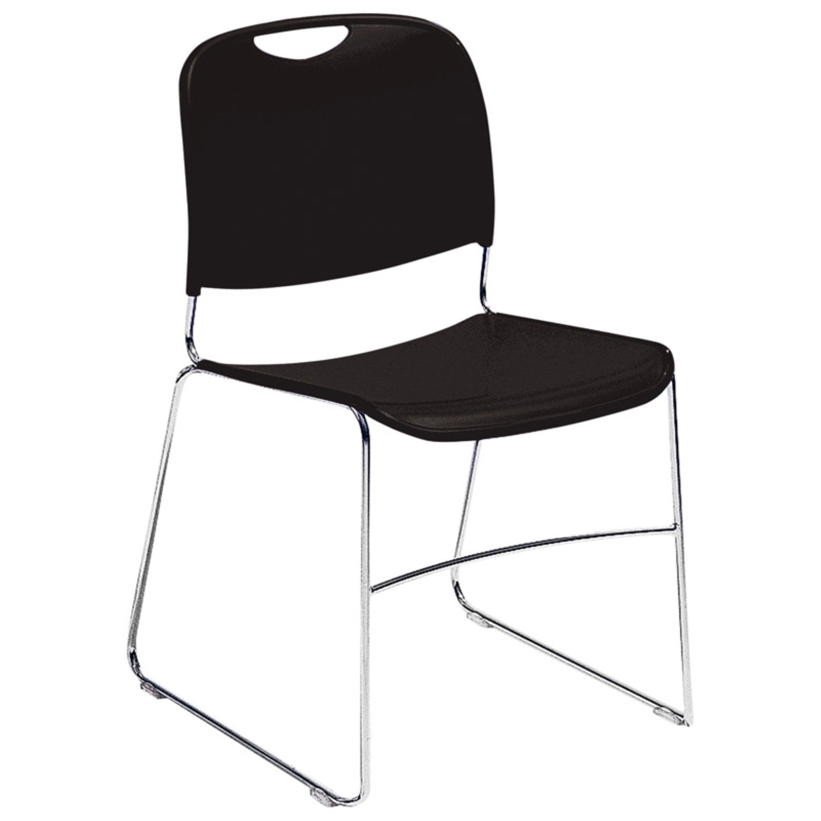 NPS® 8500 Series Ultra-Compact Plastic Stack Chair, Gunmetal