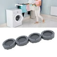 thumbnail image 1 of 4pcs Washing Machine Vibration Damper Anti Slip Silicone Shock Absorption Pads with Powerful Suction Cup for Laundry Machine Noise Reduction and Floor Protection, 1 of 7