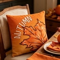 thumbnail image 5 of Darzheoy Fall Pillow Covers 18 x 18 inch Pumpkin Maple leaves Throw Pillow Covers Outdoor Autumn Thanksgiving Harvest Farmhouse Pillowcase Cushion Case for Home Sofa Fall Decor, 5 of 6