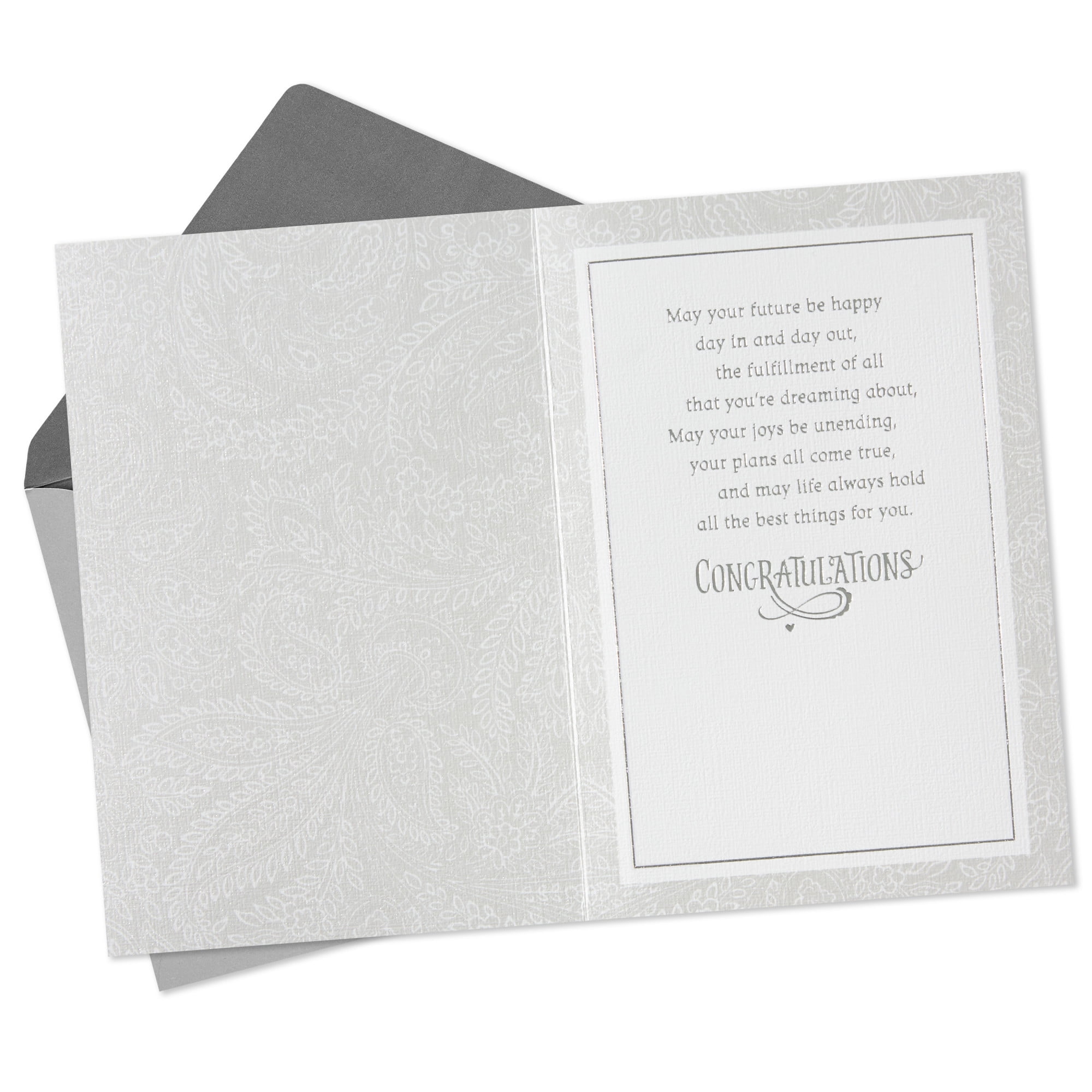 Hallmark Wedding Card (Wishing You Happiness)