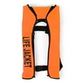 thumbnail image 3 of Manual Inflatable Adult Sports Swimming Fishing Survival Jacket Orange, 3 of 7
