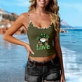 thumbnail image 3 of Camisetas de Verano para Mujeres sin Mangas Impresas con Cuello en U de Poliéster de Longitud Regular de Moda Casual, 3 of 6