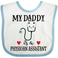 thumbnail image 3 of Inktastic Physician Assistant Daddy Baby Boys or Girls Baby Bib, 3 of 4