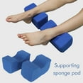 thumbnail image 3 of 2pcs Foot Support Cushion Ankle Elevation Pillow for Bedridden Patients, Protective Anti-Collision Leg Lift Pad for Injuries,Foot Elevation Pillows,Comfortable Blue Ankle Cushion for Home Care, 3 of 8