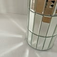 thumbnail image 6 of Olurrisa 36.02" Tall Octagonal Mirror Floor Vase, Silver Modern Glass Vase for Pampas Grass & Artificial Plants, Luxury Home Decor, 6 of 9