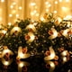 thumbnail image 3 of Guirnalda de luces solares para exteriores, 50 LED, 7 m, 8 modos, impermeable, iluminación ambiental, bonita luz decorativa para jardín, patio, valla, patio, casa, fiesta, Navidad, cálida, 3 of 5