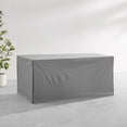 thumbnail image 7 of Crosley Furniture Vinyl Outdoor Dining Table Furniture Cover in Gray, 7 of 7
