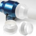 thumbnail image 3 of 2 pcs ABS duct reducer Duct adapter 150 mm to 100 mm Ventilation reduction for air extractor Ventilation duct, 3 of 5