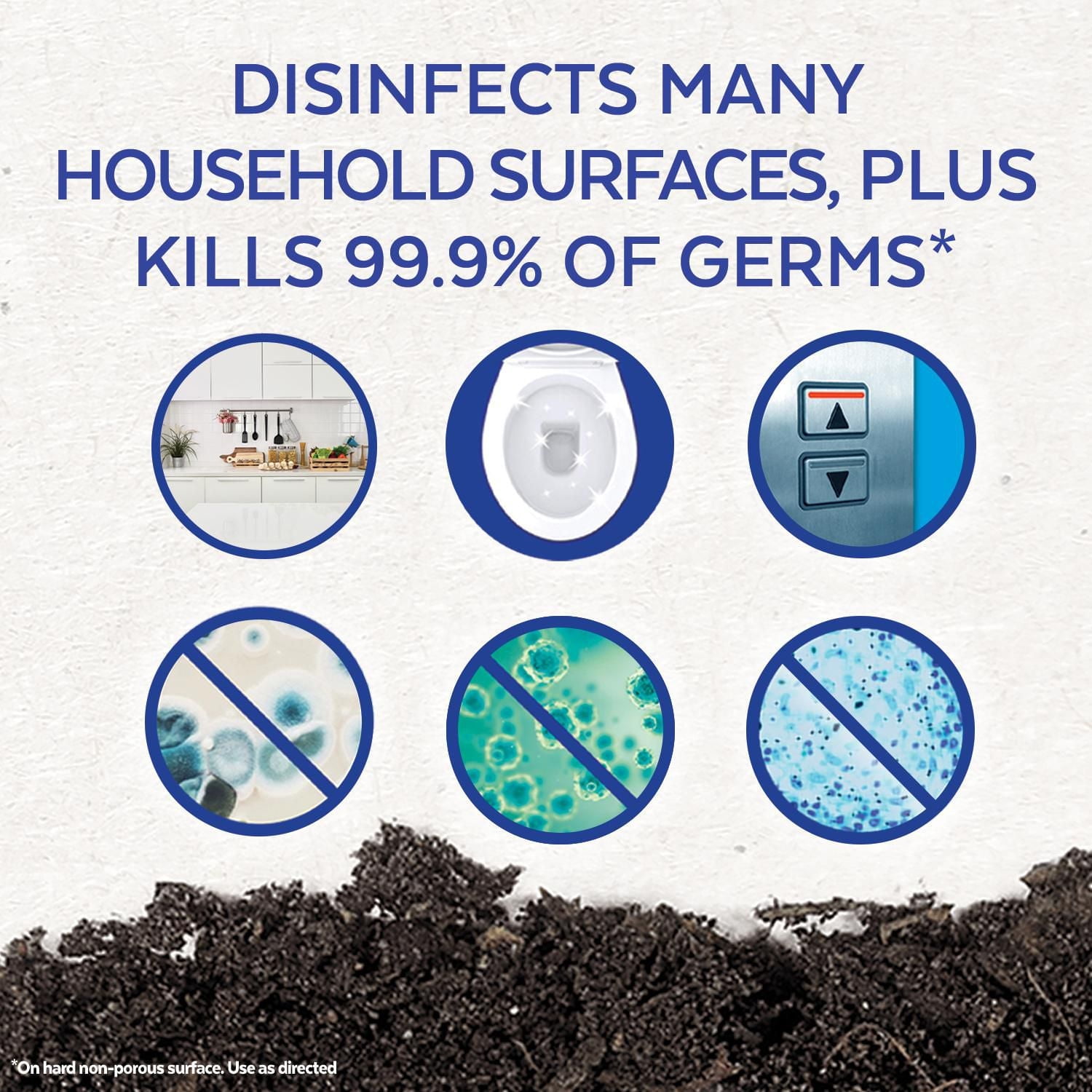 LINGETTES DÉSINFECTANTES LYSOL® en paquet plat, cascade de printemps, 84 ct 84 lingettes