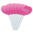 thumbnail image 1 of Ulan Bator Mongolia Heart Love Cupcake Picks Toppers - Set of 6, 1 of 1