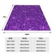 thumbnail image 3 of Balery Purple Glitter Manta de Felpa Suave y Acogedora – Cobija de Franela Aterciopelada para Cama, Lavable y Cálida para Sofá, Mascotas, Transpirable-60"x50", 3 of 7