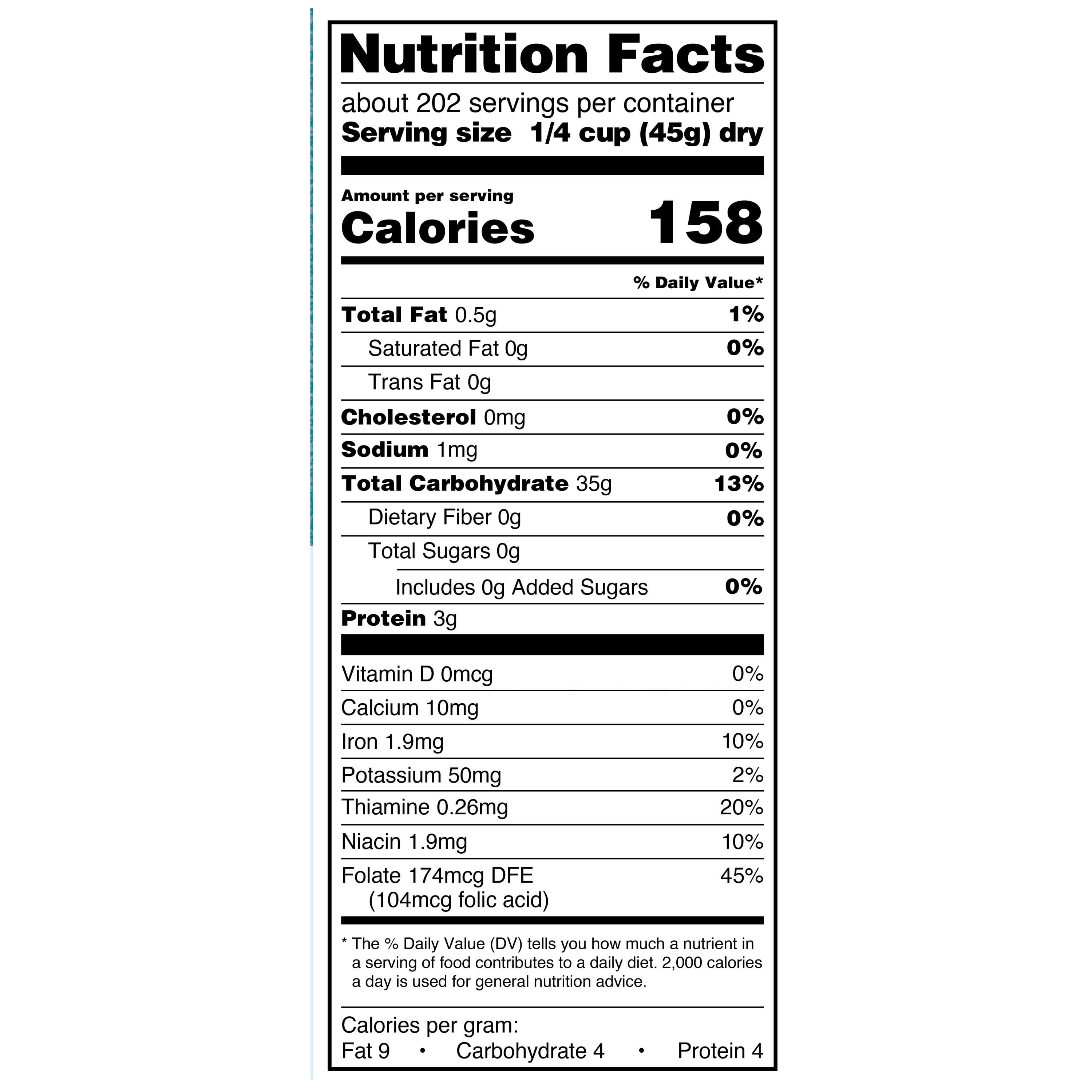 Great Value Medium Grain Enriched Rice, 20 lb