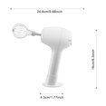 thumbnail image 3 of Toystoory Batidor de huevos eléctrico, 3 velocidades, reemplazo de carga USB ajustable, hogar, cocina, restaurante, batidor de huevos, accesorios Electrodomésticos Blanco Toystoory HA082045-01B, 3 of 6