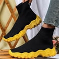 thumbnail image 5 of Chenyee Women's Slip On Socks Sneakers Lightweight Walking Sport Shoes Gym Workout Non Slip Athletic, 5 of 7