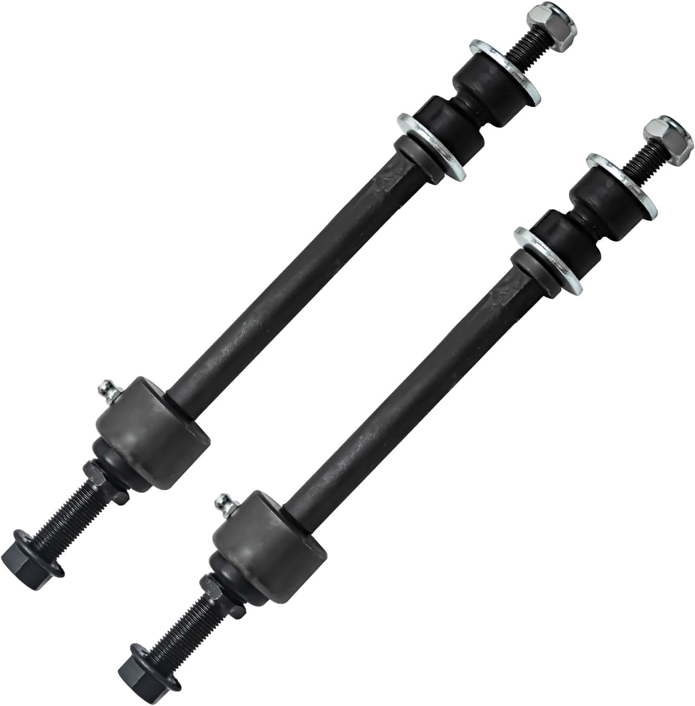 Detroit Axle - RWD 12pc Front End Suspension Kit for 2013-2018 Ram 1500, 2019-2024 Ram 1500 Classic, 4 Lower Upper Control Arms with Ball Joints 4 Outer Inner Tie Rods 2 Sway Bars 2 Boots