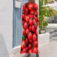 thumbnail image 2 of Garden Tomatoes 3 Long Dress dresses summer woman 2024 summer outfits for women 2024 Woman clothes evening dresses ladies, 2 of 4