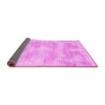 thumbnail image 2 of Ahgly Company Indoor Round Abstract Pink Contemporary Area Rugs, 4' Round, 2 of 4