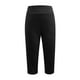 thumbnail image 4 of MKLEKYY Ropa deportiva para mujer, pantalones capri para mujer, pantalones de yoga de cintura alta con bolsillos, leggings cortos rectos, 4 of 4