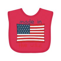 Inktastic Made in the U.S.A. Boys or Girls Baby Bib