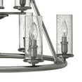 thumbnail image 4 of Farmhouse Nine Light Chandelier in Oil Rubbed Bronze Finish Bailey Street Home 81-Bel-1802434, 4 of 5