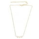 thumbnail image 1 of KAKOWELY Gargantilla de perlas, collar de perlas de imitación, cadena de cuello, collar de perlas, collar con dijes, collar para mujer, 1 of 4