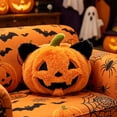 thumbnail image 6 of Halloween Pumpkin Figure Stuffed Plush Doll, Multiple Styles Soft Pumpkin Head Character Toy, Cute Spooky Stuffed Animal for Holiday Gift & Home Decor, 6 of 6