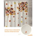 thumbnail image 6 of Maple Leaf Shower Curtain Set ，Waterproof Fabric Shower Curtains Fall Autumn Leaves Shower Curtains for Bathroom,Bathroom Decor 36"x72", 6 of 7