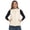 White, variant on LK women's vest - Stand Collar Lightweight Padded Gilet for Women (Dark Blue-XXL)