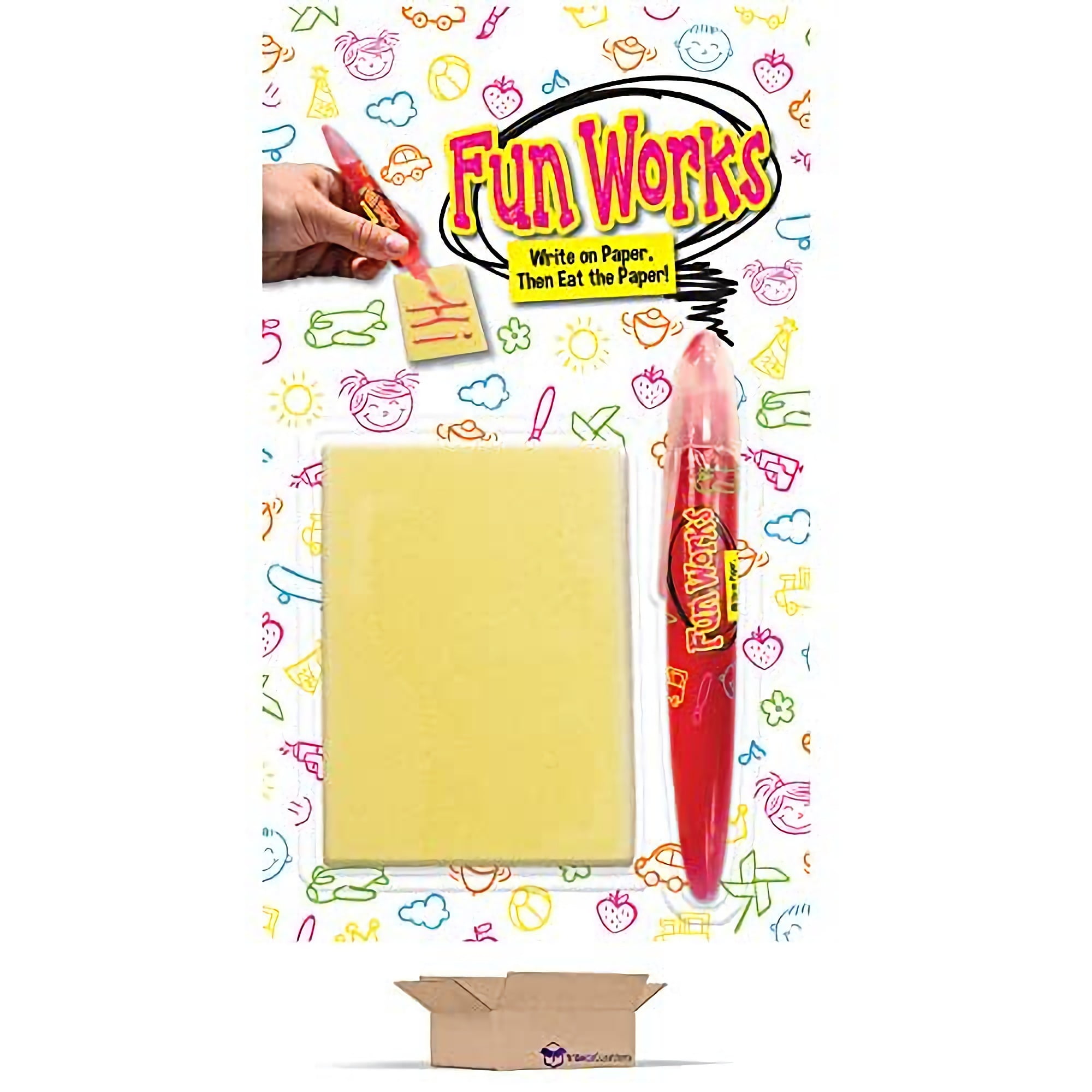 Edible Paper & Pen Candy Value Pack by Fun Works   1.16 Oz | Pack of 4