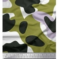 thumbnail image 1 of Soimoi Cotton Voile Fabric Two Tone With White Camouflage Printed Fabric 1 Yard 56 Inch Wide, 1 of 1