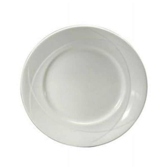 Oneida F1150000163 12 in. Vision Undecorated Bone China Plate