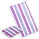 thumbnail image 5 of Toalla de Baño Diseño de Rayas Moradas Lineas Bicolores Ligera Y Suave, 5 of 5