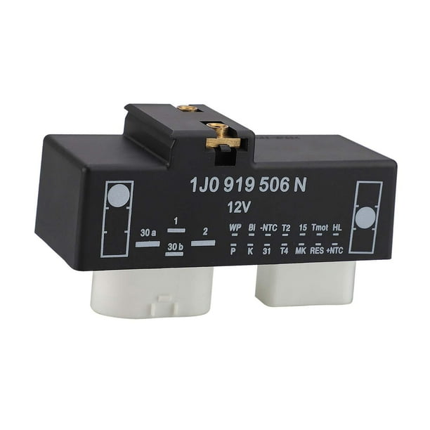 Relé del ventilador del radiador,Unidad de control del ventilador Relé del ventilador del radiador 1J0919506N,Relé del módulo del ventilador de refrigeración del motor del