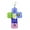 BLUE, variant on Murano Glass Venetian Reflections Cross Pendant - Purple Silver