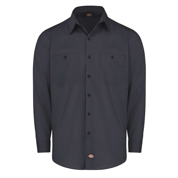 Dickies LL51L Industrial Worktech Ventilated Long Sleeve Work Shirt - Long Sizes - Dark Navy - XLT