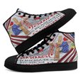 thumbnail image 4 of Jesus Christ Cross Jesus is The Reason for Season Christmas High Top Canvas Shoes Sneakers Black Size 13, 4 of 7
