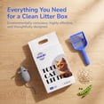 thumbnail image 6 of FEELING BEST Tofu Cat Litter 33.6 lb (6-Pack), Natural Unscented Clumping & Flushable Kitty Litter, Low Tracking, 6 of 9