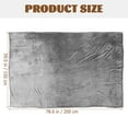 thumbnail image 2 of ORDDIART Couvertures en Fibre de Polyester Gris Anti-Boulochage pour Bureau 1Pcs, 2 of 5
