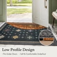 thumbnail image 4 of TURCURNO Washable 5x7 Area Rugs for Living Room,Traditional Geometric Star Medallions Rug,Distressed Low Pile Non-Slip Carpets for Bedroom Dining Room,Black, 4 of 10