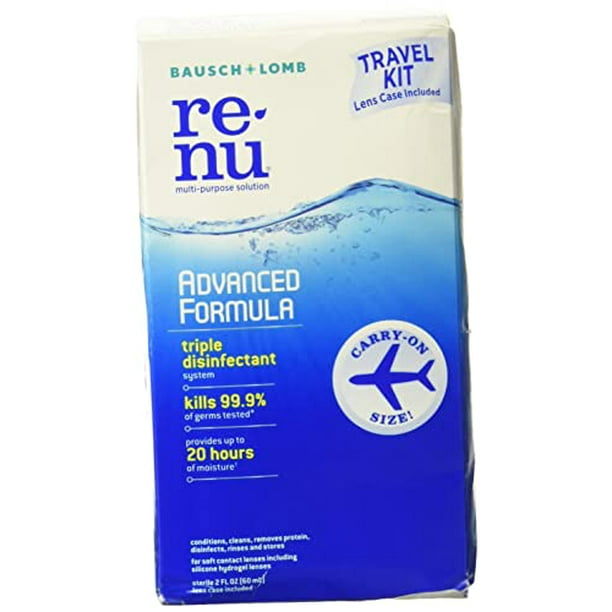 Renu Advanced Formula Contact Lens Solution, 2 0Z Travel PK